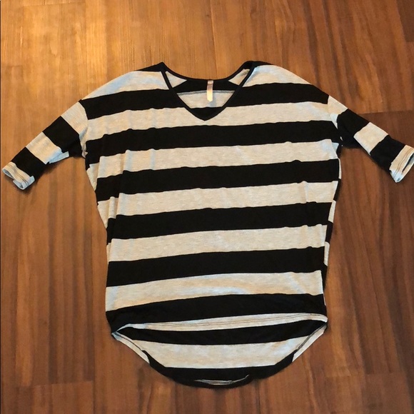 Jolie Tops - Jolie Dolman Striped Top